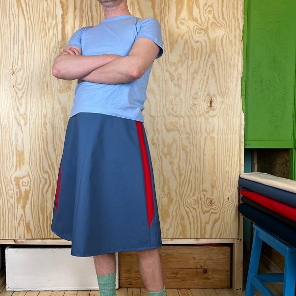 Starter skirt spring blue