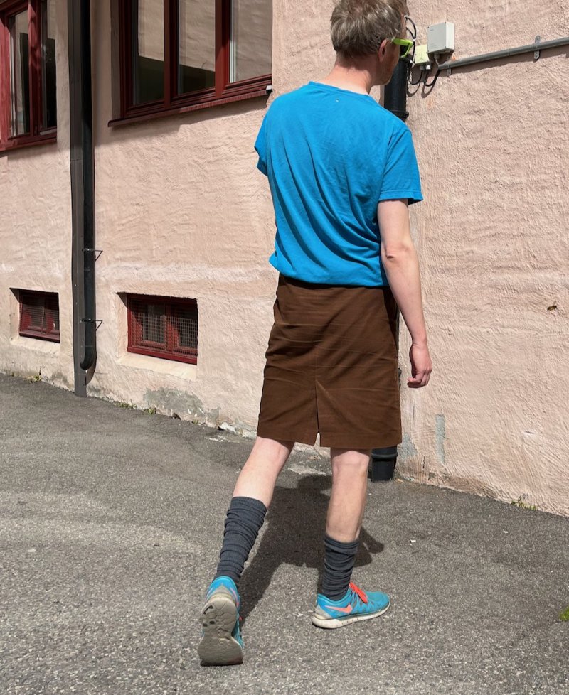 Corduroy skirt
