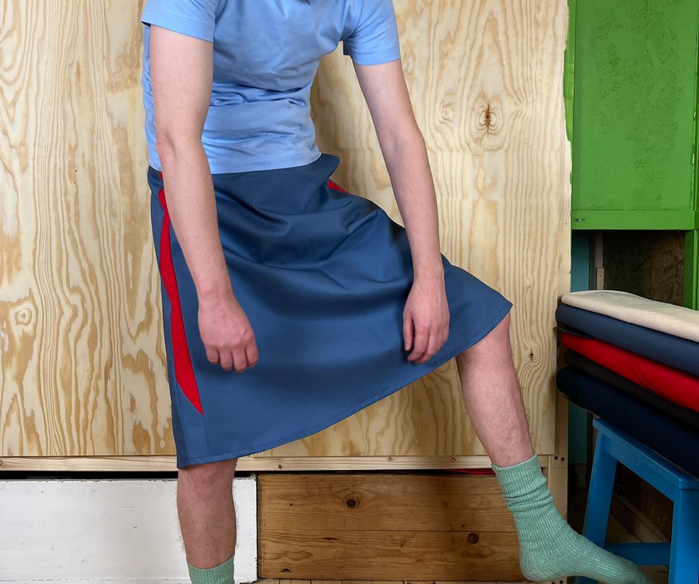 Starter skirt spring blue